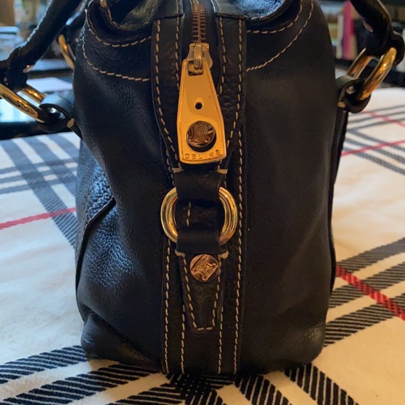 Authentic Celine black leather Boogie bag made Italy vintage - Picture 3 of 14